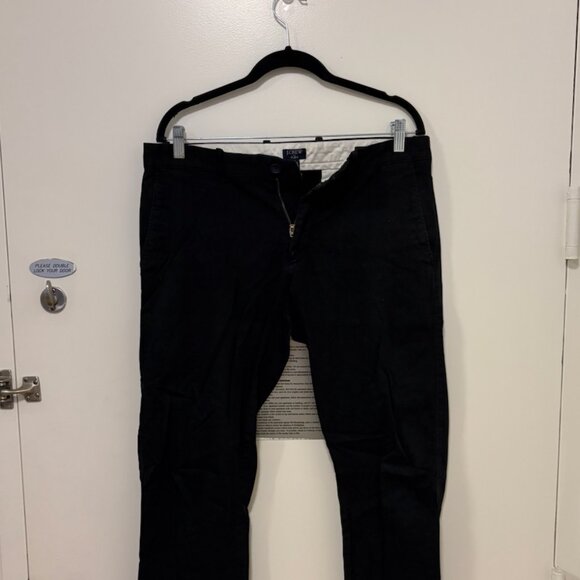 J. Crew black chinos 32x32 slim flex - Picture 1 of 3